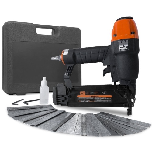 WEN 61723K 18-Gauge 3/8-Inch to 2-Inch Brad Nailer with Carrying Case and 2000 Nails - Lot 305