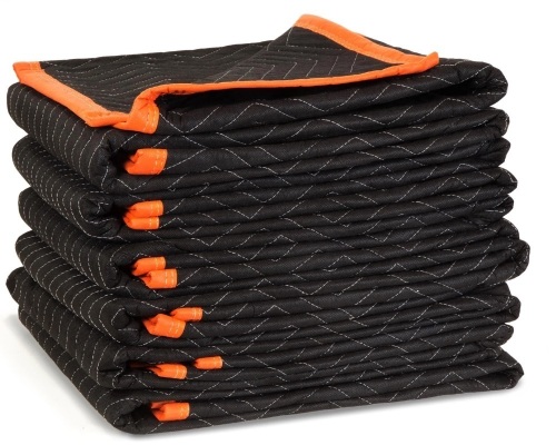 WEN 272406 72-Inch by 40-Inch Heavy Duty Padded Moving Blankets, 6-Pack - Lot 297