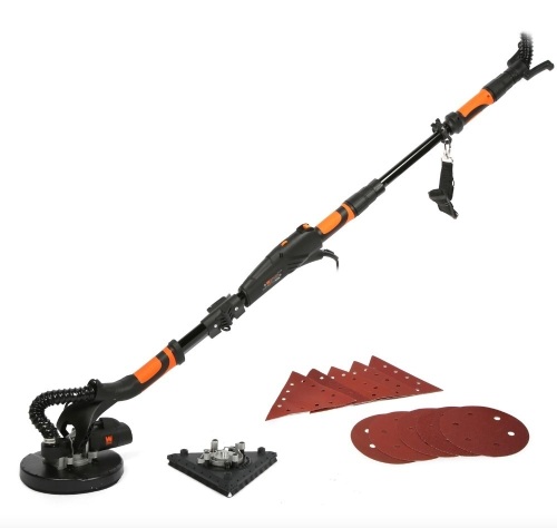WEN DW5084 5-Amp 2-in-1 Variable Speed Dual-Head Drywall Sander with 15-Foot Dust Hose - Lot 112