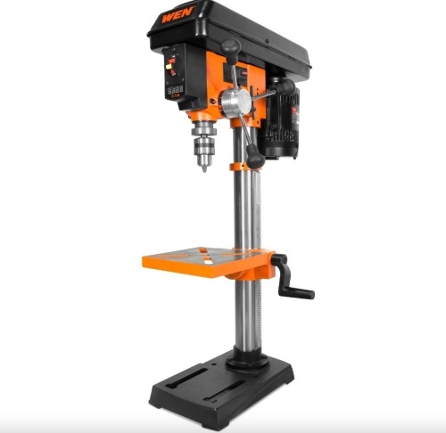 WEN 4212T 5-Amp 10-Inch Variable Speed Cast Iron Benchtop Drill Press with Laser - Lot 113