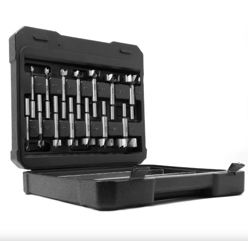 WEN FB5114 14-Piece Forstner Bit Set with Carrying Case - Lot 151