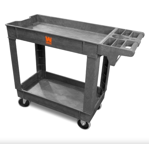 WEN 73009 500-Pound Capacity 40 by 17-Inch Two-Shelf Service Utility Cart - Lot 126