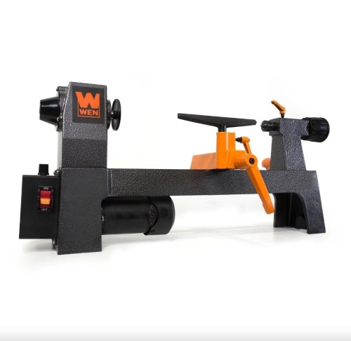 WEN LA3421 3.2-Amp 8-Inch by 13-Inch Variable Speed Mini Benchtop Wood Lathe - Lot 127