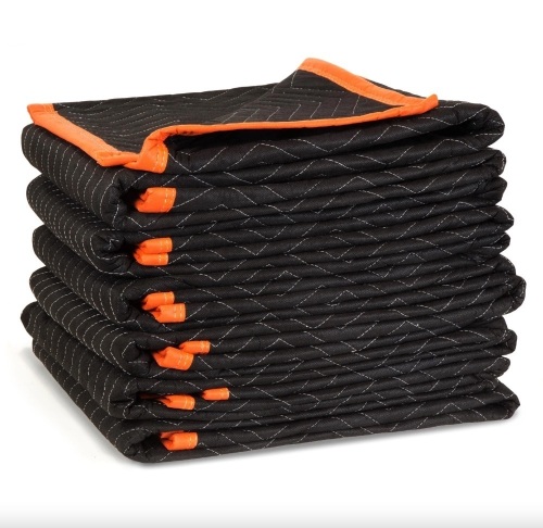 WEN 272406 72-Inch by 40-Inch Heavy Duty Padded Moving Blankets, 6-Pack - Lot 131