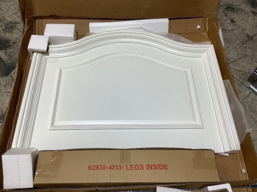 legacy classic furniture headboard twin white - Lot 95