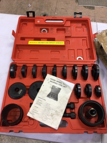 front wheel drive bearing tool set  - Lot 180
