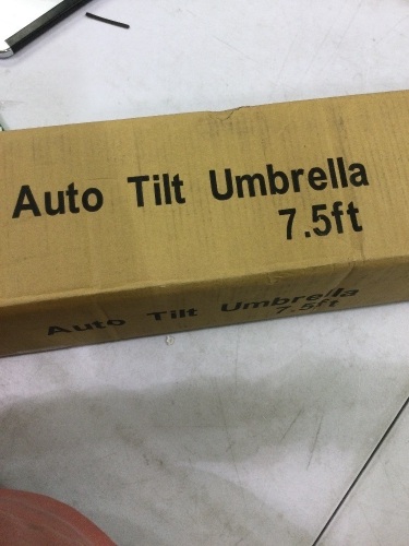 auto tilt umbrella 7.5ft  - Lot 354