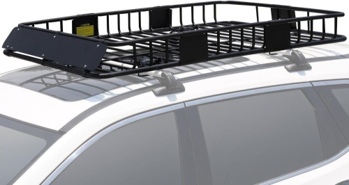 Leader Accessories Roof Rack Cargo Basket with 150LB Capacity Car Top Luggage Carrier 64"x 39"x 4" Fit for SUV Truck Cars - Lot 235