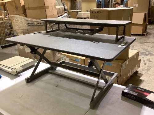 adjustable computer desk  - Lot 247