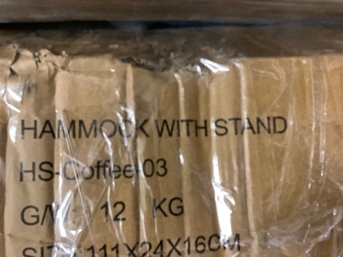hammoack with stand  - Lot 174