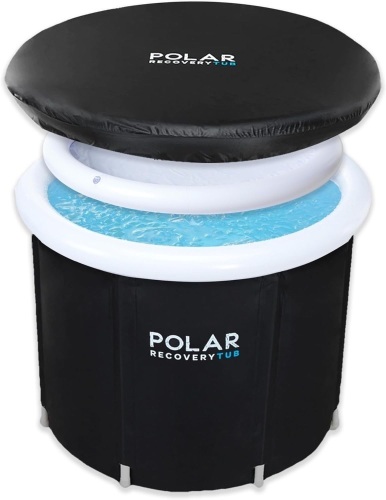 Polar Recovery Tub/Portable Ice Bath for Cold Water Therapy Training/Cold Plunge tub for Athletes - Adult Spa for Ice Baths and Soaking - Lot 126