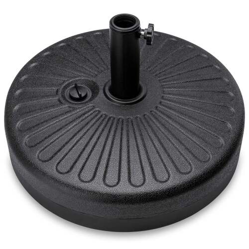 Plastic Patio Umbrella Base Pole Holder Accessory w/ Adjustable Knob - Lot 7426
