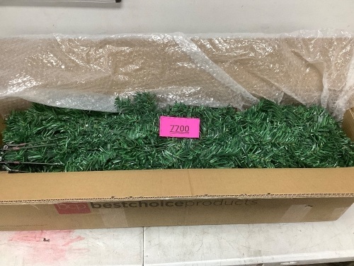 Premium Artificial Pre-Lit Pine Christmas Tree w/ 1,000 Tips, 250 Lights  - Lot 7700