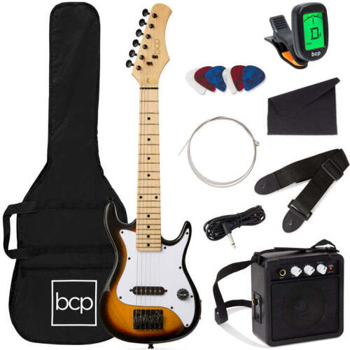 Kids Electric Guitar Beginner Starter Kit w/ 5W Amplifier - 30 in - Lot 7777