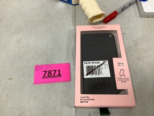 Kate Spade iPhone XS/S Sparkly Phone Case - Lot 7871