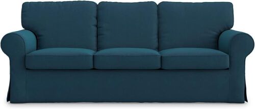 TLYESD Ektorp 3 Seat Sofa Cover, Dark Ocean - Lot 209