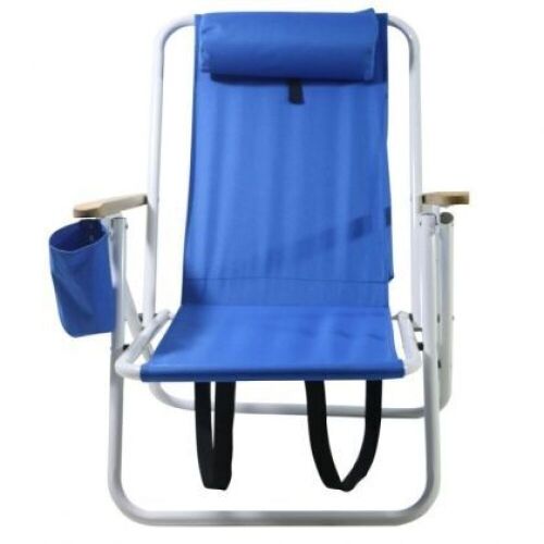 Portable Folding Backpack Beach Chair  - Lot 594