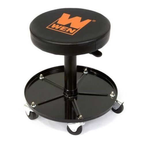 WEN 73012T 300-Pound Capacity Pneumatic Rolling Mechanic Stool - Lot 662