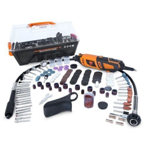 WEN 94475 7.5-Amp 4-1/2-Inch Angle Grinder with Reversible Handle, Three Grinding Discs, and Carrying Case - Lot 663