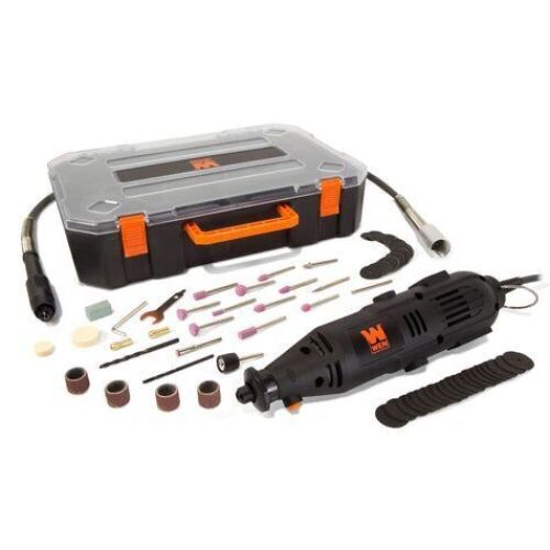 WEN 23103 1-Amp Variable Speed Rotary Tool with 100+ Accessories, Carrying Case and Flex Shaft - Lot 705