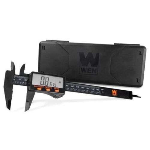 WEN 10761 Electronic 6.1-Inch Digital Caliper with LCD Readout and Storage Case - Lot 736
