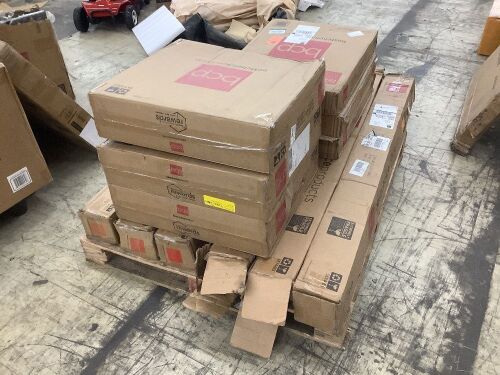 Lot of (6) Patio Umbrellas & (6) Bases - Open Box, Uninspected - Lot 529