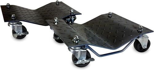 WEN 73017T 3000-Pound Capacity Vehicle Dollies with Brakes, Two Pack - Lot 532