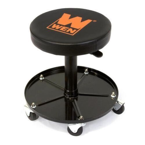 WEN 73012T 300-Pound Capacity Pneumatic Rolling Mechanic Stool - Lot 534