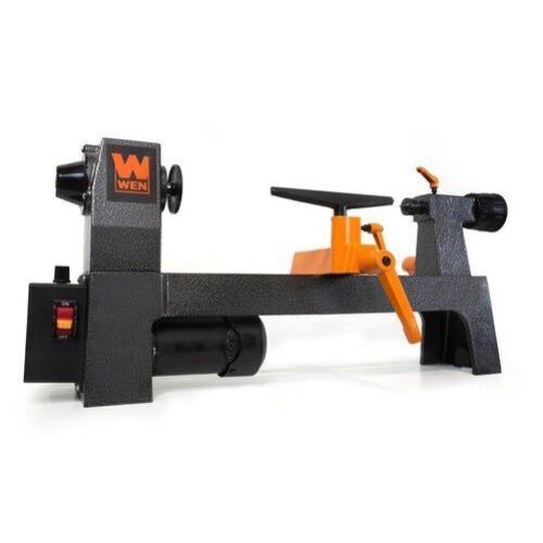 WEN LA3421 3.2-Amp 8-Inch by 13-Inch Variable Speed Mini Benchtop Wood Lathe - Lot 72