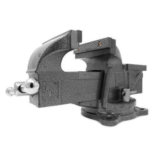 WEN BV455 5-Inch Heavy Duty Cast Iron Bench Vise with Swivel Base - Lot 428
