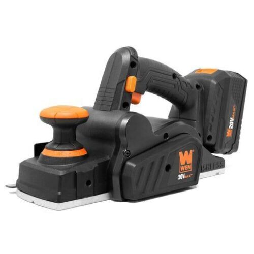 WEN 20653 20V Max Brushless Cordless 3-1/4-Inch Hand Planer with 4.0 Ah Lithium-Ion Battery and Charger - Lot 471