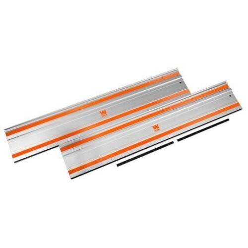 WEN CT9502 100-Inch Track Saw Track Guide Rail and Adapters - Lot 454