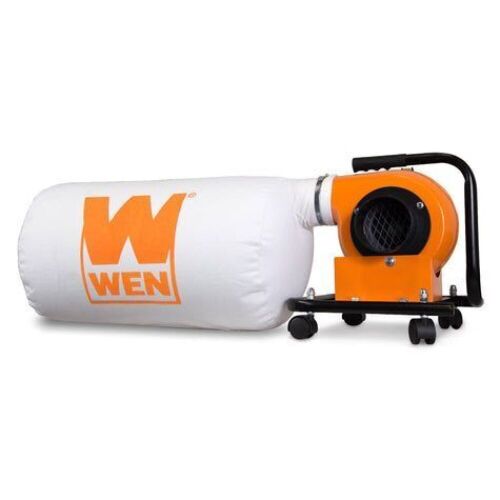 WEN DC3401 5.7-Amp 660 CFM Rolling Dust Collector with 12-Gallon Bag and Optional Wall Mount - Lot 455