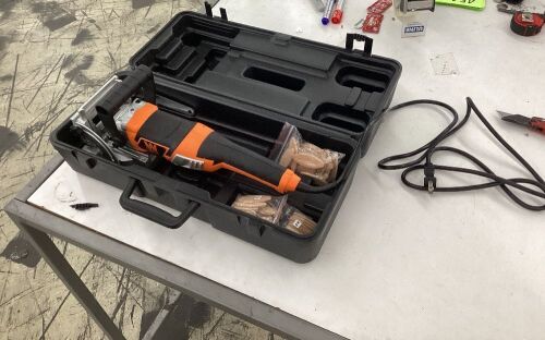 WEN JN8504 8.5-Amp Plate and Biscuit Joiner with Case and Biscuits - Broken Latch on Case - Lot 462