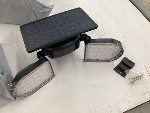 Lot of (3) Solar LED Sensor Lights - Lot 411