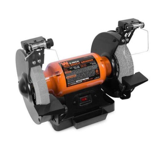 WEN BG4282 4.8-Amp 8-Inch Single Speed Bench Grinder with LED Work Lights - Lot 382