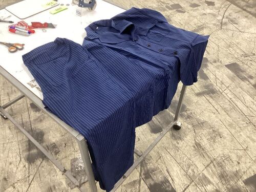 Blue Pinstripe Outfit  - Lot 396