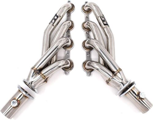 POWERGO MOTORSPORT 1100003630 Exhaust Headers 1-5/8 x 2-1/2 in. 304 Stainless Steel for LS Swap (LS1/LS2/LS6/LS7) for C10 C1500 Suburban Blazer Camaro Firebird Chevelle El Camino Caprice Impala Nova - Lot 391