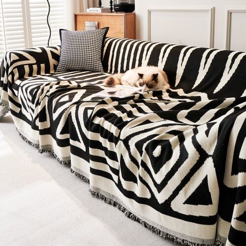 Geometric Boho Style Sofa/Couch Cover - Lot 332