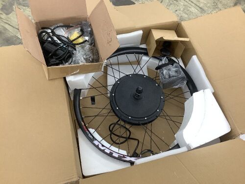 JauoPay 26" 48V Rear Wheel Electric Bicycle Conversion Kit 1500W - Lot 335