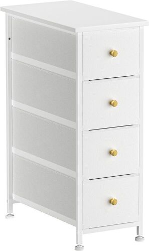 Narrow Dresser Storage Tower with 4 Drawers - Lot 352