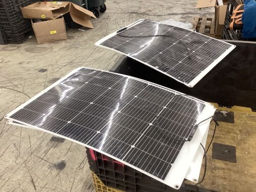Lot of (4) Solar Panels  - Lot 376
