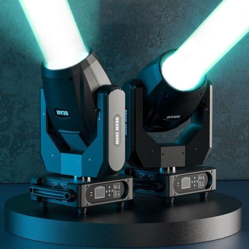 WZYBUTA Moving Head Lights 280W 10R Beam 17 Gobo 15 Colors, 2 Pack  - Lot 43