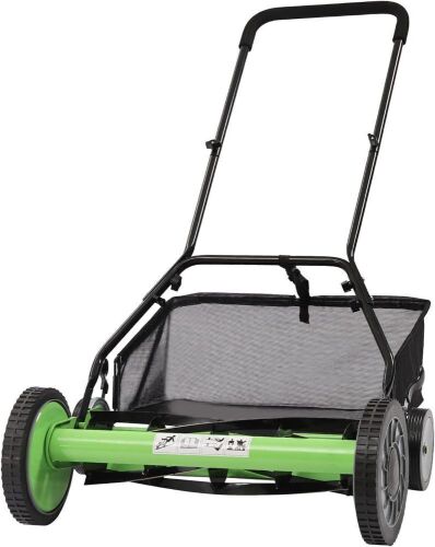Cordless Manual Lawn Mower with 5-Blades, 20" - Handle Slightly Bent - Lot 293