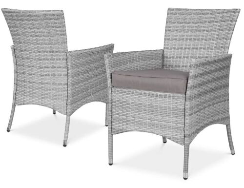 Wicker Patio Dining Chairs, Set of 4 - No Hardware - Lot 121