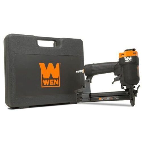 WEN 61711 18-Gauge 3/8-Inch to 1-Inch Air-Powered 1/4-Inch Narrow Crown Pneumatic Stapler - Lot 264