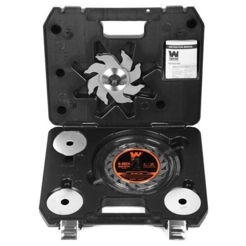 WEN BL067D 6-Inch 18-Tooth Carbide-Tipped Stacked Dado Blade Set for 8-1/4 and 10-Inch Table Saws - Lot 186