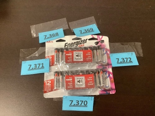 2 packs of 16 energizer batteries - Lot 7368