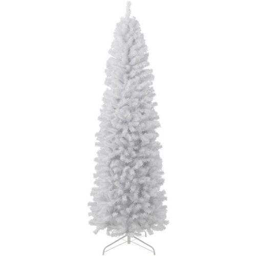 White Artificial Pencil Holiday Christmas Tree 7.5ft - Lot 7384