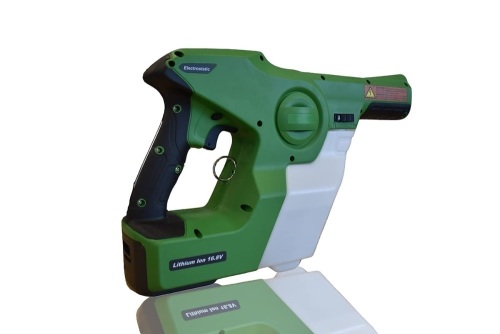 Victory Innovations Cordless Electrostatic Handheld Sprayer for Disinfectants and Sanitizers, 360° Coverage, 3-in-1 Nozzle, Easy Fill Tank Covers 2,800 Sq Ft, Green, 33.8 Fl Oz (Pack of 1), (VP200ESK) - Lot 8275